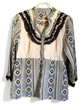 Almatrichi Madrid Spain Shirt Dress w/ Belt Tie Size 44 – Excellent Condition